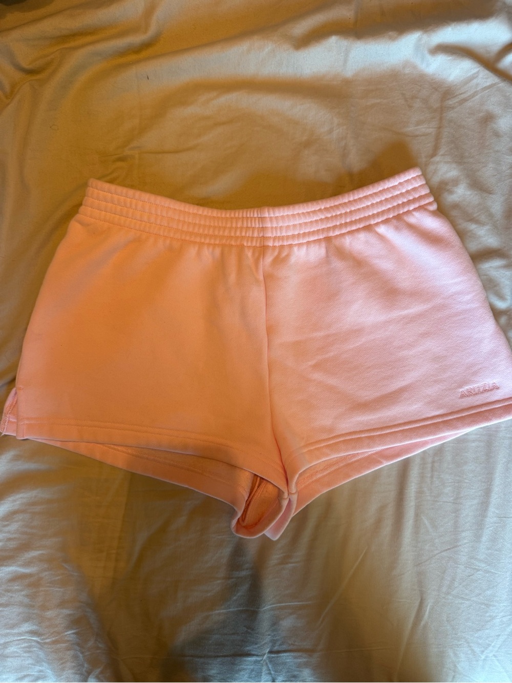 Aritzia Villa Pink Micro Sweatshorts - Picture 2 of 4